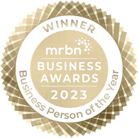 2023 Winner Person of the Year MRBN Award Badge