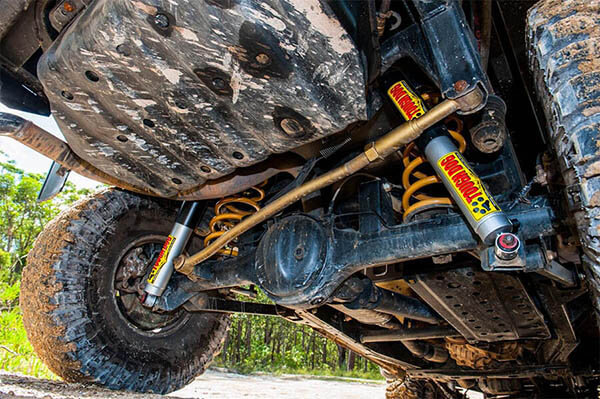 Nissan Navara with Tough Dog Suspension Close-up